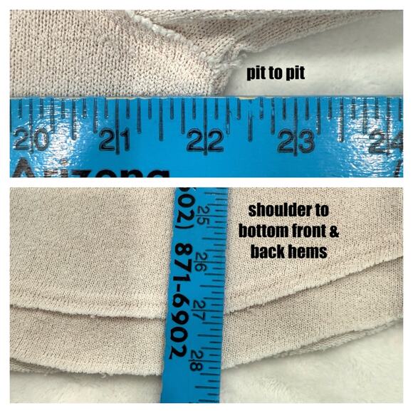 POL Tie Dye Henley Thermal Top Women's L Boho Soft Girl Cozycore Sustainable - Picture 6 of 7